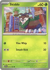 Skiddo - SV01: Scarlet & Violet Base Set - 011/198