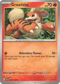 Growlithe - 030/198 - SV01: Scarlet & Violet Base Set - 030/198