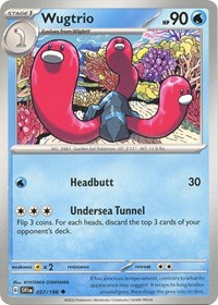 Wugtrio - SV01: Scarlet & Violet Base Set - 057/198