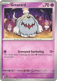 Greavard - 104/198 - SV01: Scarlet & Violet Base Set - 104/198