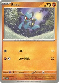 Riolu - 112/198 - SV01: Scarlet & Violet Base Set - 112/198