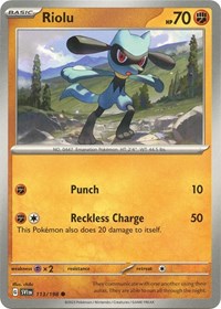 Riolu - 113/198 - SV01: Scarlet & Violet Base Set - 113/198