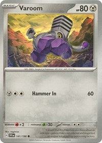 Varoom - 141/198 - SV01: Scarlet & Violet Base Set - 141/198