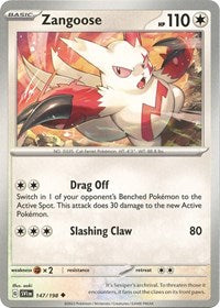 Zangoose - 147/198 - SV01: Scarlet & Violet Base Set - 147/198