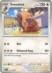 Greedent - SV01: Scarlet & Violet Base Set - 152/198
