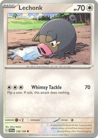 Lechonk - 156/198 - SV01: Scarlet & Violet Base Set - 156/198