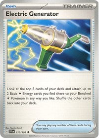Electric Generator - SV01: Scarlet & Violet Base Set - 170/198