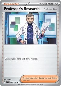 Professor's Research [Professor Turo] - 190/198 (Non-Holo) - Deck Exclusives - 190/198