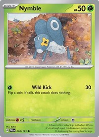 Nymble - 020/193 - SV02: Paldea Evolved - 020/193
