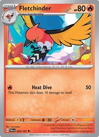Fletchinder - 029/193 - SV02: Paldea Evolved - 029/193