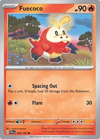 Fuecoco - 035/193 - SV02: Paldea Evolved - 035/193