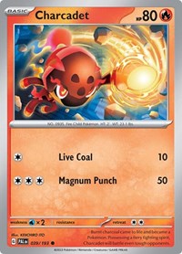 Charcadet - 039/193 - SV02: Paldea Evolved - 039/193