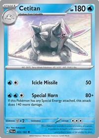 Cetitan - 055/193 - SV02: Paldea Evolved - 055/193