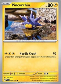 Pincurchin - 072/193 - SV02: Paldea Evolved - 072/193