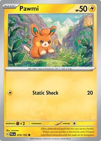 Pawmi - SV02: Paldea Evolved - 074/193
