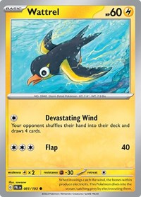Wattrel - 081/193 - SV02: Paldea Evolved - 081/193
