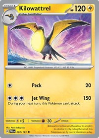 Kilowattrel - SV02: Paldea Evolved - 082/193