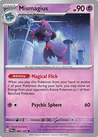 Mismagius - 088/193 - SV02: Paldea Evolved - 088/193