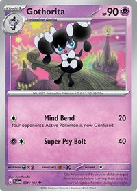 Gothorita - 091/193 - SV02: Paldea Evolved - 091/193