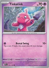 Tinkatink - 102/193 - SV02: Paldea Evolved - 102/193