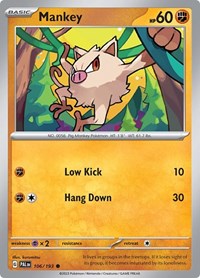 Mankey - SV02: Paldea Evolved - 106/193