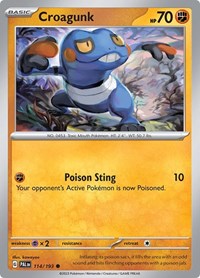 Croagunk - SV02: Paldea Evolved - 114/193