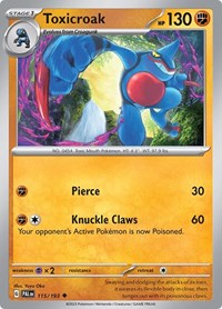 Toxicroak - SV02: Paldea Evolved - 115/193
