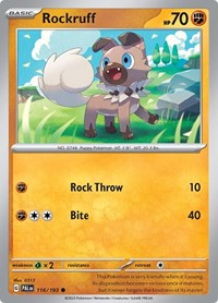 Rockruff - SV02: Paldea Evolved - 116/193