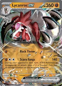 Lycanroc ex - SV02: Paldea Evolved - 117/193