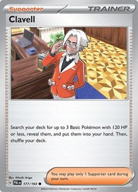 Clavell - SV02: Paldea Evolved - 177/193