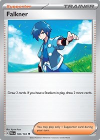 Falkner - 180/193 - SV02: Paldea Evolved - 180/193
