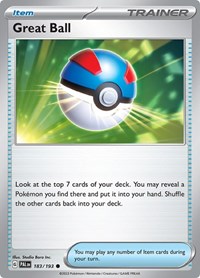 Great Ball - SV02: Paldea Evolved - 183/193