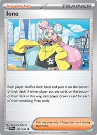 Iono - 185/193 - SV02: Paldea Evolved - 185/193