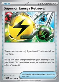 Superior Energy Retrieval - 189/193 - SV02: Paldea Evolved - 189/193