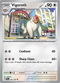 Vigoroth - SV02: Paldea Evolved - 161/193