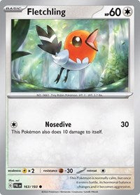 Fletchling - SV02: Paldea Evolved - 163/193