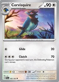 Corvisquire - SV02: Paldea Evolved - 165/193