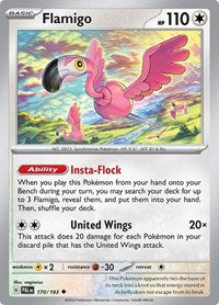 Flamigo - SV02: Paldea Evolved - 170/193