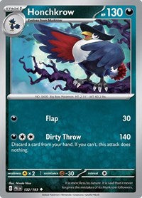 Honchkrow - SV02: Paldea Evolved - 132/193