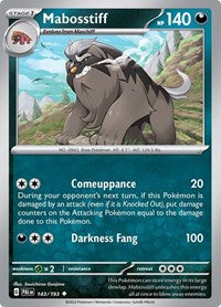 Mabosstiff - SV02: Paldea Evolved - 143/193
