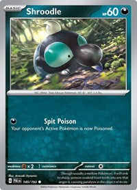 Shroodle - 145/193 - SV02: Paldea Evolved - 145/193
