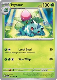 Ivysaur - 002/165 - SV: Scarlet & Violet 151 - 002/165