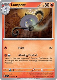 Lampent - SV03: Obsidian Flames - 037/197