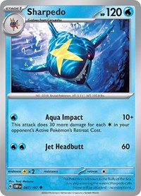 Sharpedo - SV03: Obsidian Flames - 047/197