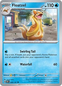 Floatzel - SV03: Obsidian Flames - 049/197