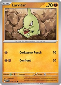 Larvitar - SV03: Obsidian Flames - 105/197
