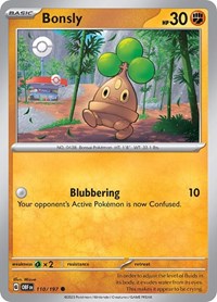 Bonsly - SV03: Obsidian Flames - 110/197