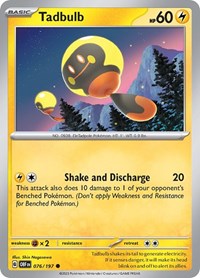 Tadbulb 076/197 - SV03: Obsidian Flames - 076/197