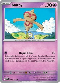 Baltoy - SV03: Obsidian Flames - 094/197