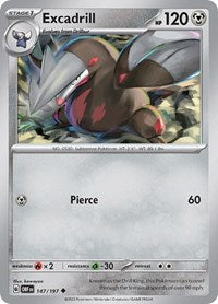 Excadrill - SV03: Obsidian Flames - 147/197